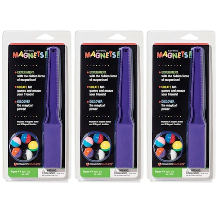 Dowling Magnets Magnet Wand + 5 Magnet Marbles, PK3 736600